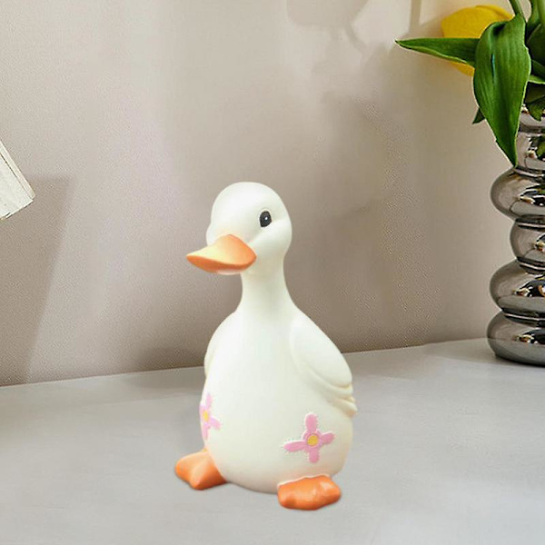 Suloinen puutarhapatsas Hartsi Ankka Perhe Ornamentti Takapiha Ankat Sisustus Lintuveistos Sisällä Ulkopiha Lampi Nurmikko Dad