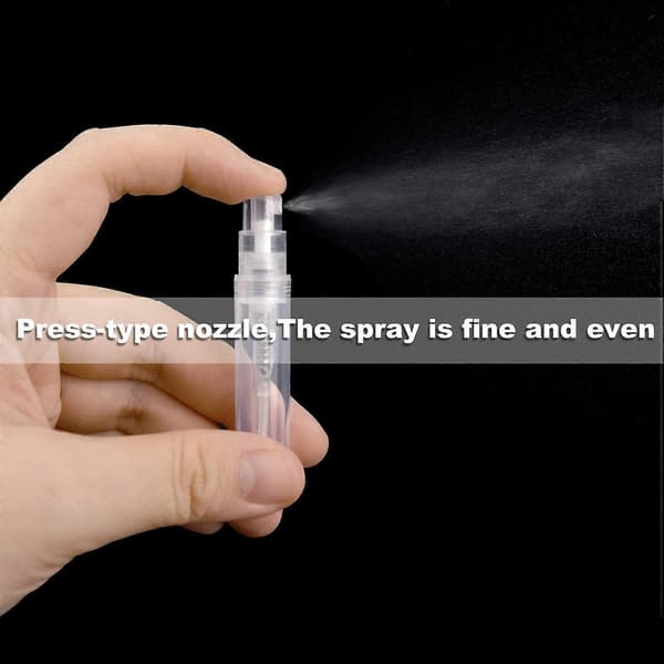 50 stk. Parfyme Atomizer, Klar Plastflaske Bærbar Duftflaske - 3ml