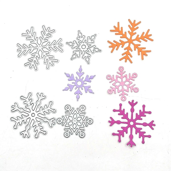 Jul Snefnug Metal Skærestencils Scrapbooking DIY Album Stempel Papirkort Prægning Dekoration Håndværk