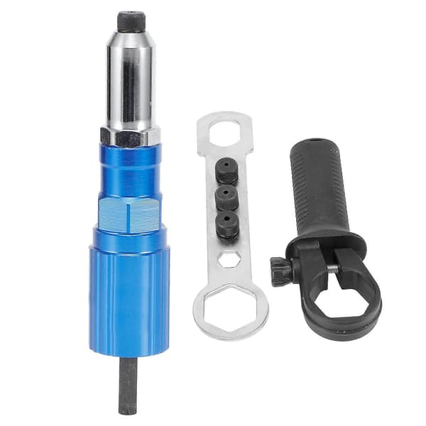 Rivet Drill Attachment Elektrisk Adapter for Riveter Konvertering Snekkerverktøy