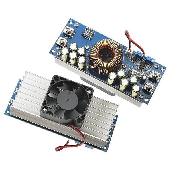 Justerbar Step-Down Strømforsyningsmodul 15V-90V til 2.5V-72V Høyeffekts Konstantstrøm Strømmodul 1200W Blue 1200W