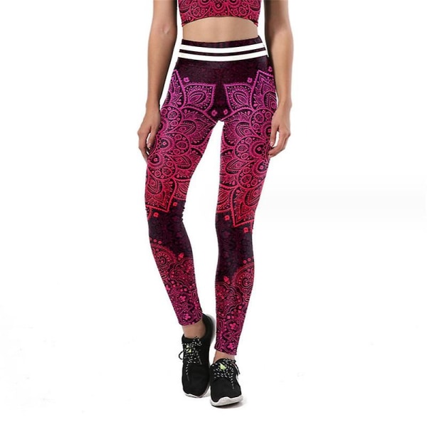 Sportbehåar och leggings för kvinnor Flickor stödja yoga linne med Tommy Control COLOR 7(LEGGINGS) L