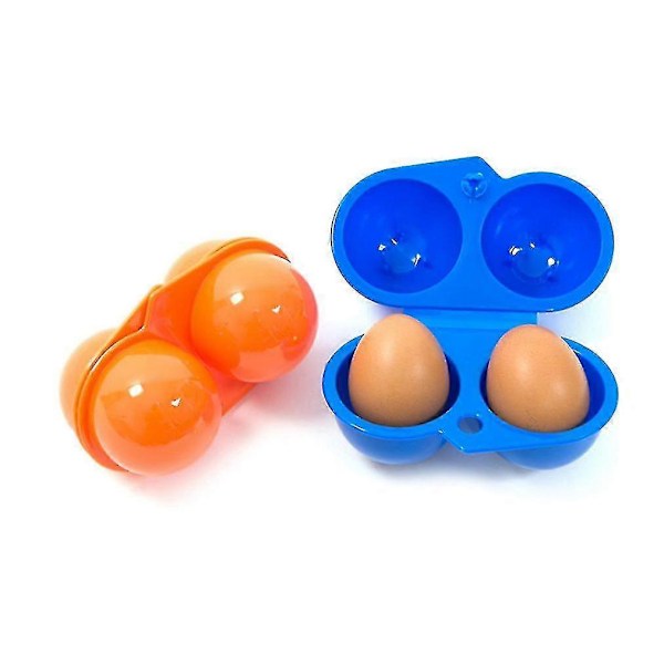 Bærbar Eggkartong for Utendørsbruk Kjøkken Plast Egg Oppbevaringsboks