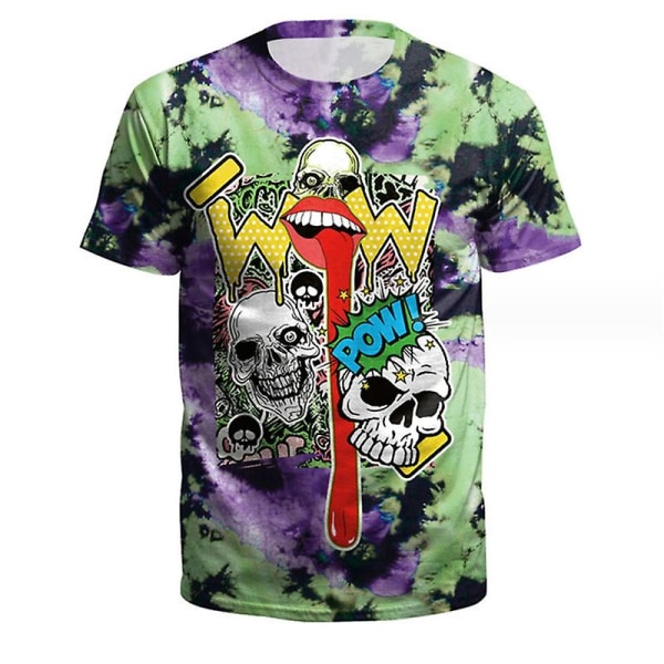 Halloween Skeleton Men Pojkar T-shirt style 2 S