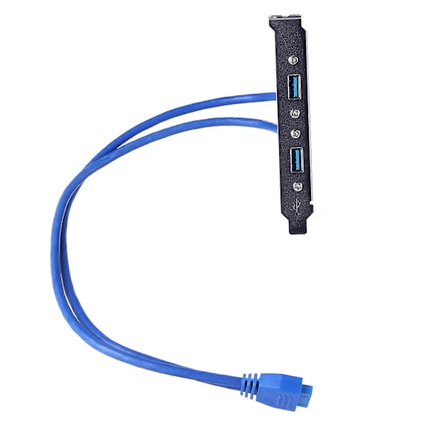 20-Pin till USB 3.0 Dubbelport Kabel Header, Förläng Din USB 3.0 Port på Moderkortet till Datorchassi B