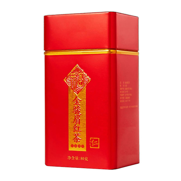 Wuyi Mountain Specialitet Jinjunmei Sort Te med Metalæske Emballage Jin Jun Mei Sort Te Honning Smag