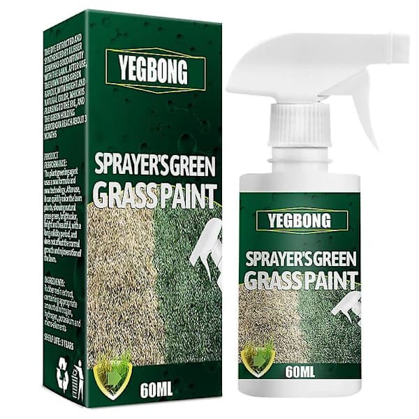 Grøn græsfave spray langvarig græsfarve forbedrer plettet sovende gulnende græs til plænen