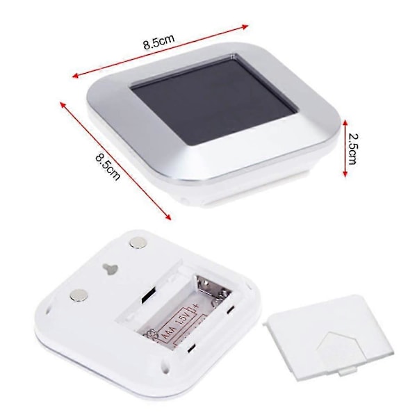 Berøringsskjerm Digital Kjøkkentimer Magnetisk Stoppeklokke LCD-display Timer