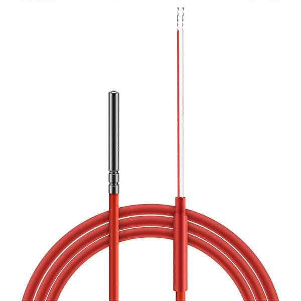 2-tråds PT1000 Temperatursensor Termistor 1,5 Meter Sond 45mmx5mm