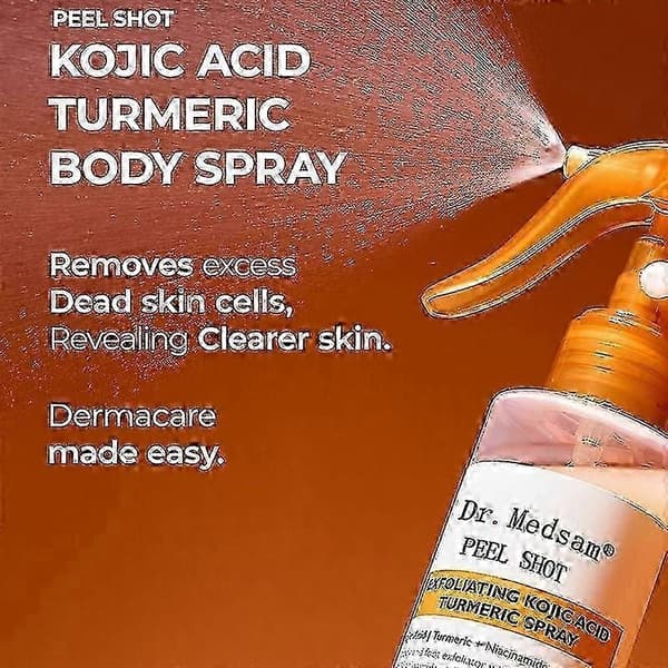 Dr. Medsam PEEL SHOT GLOW EXFOLIANT KOJIC ACID TURMERIC SPRAY 200ml