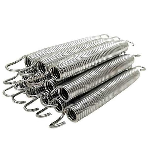 12-pack 6,5 tums studsmatta fjäderstål ersättningssats för extra studs studsmatta tillbehör silver Silver