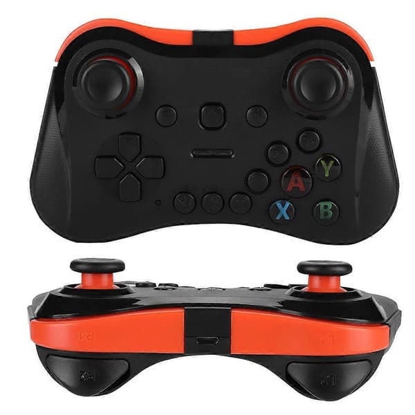Trådløs Bluetooth Spilcontroller Uden Forsinkelse Komfortabelt Greb Bluetooth Gamepad (Sort)