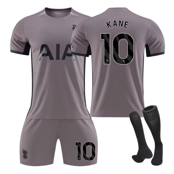 23-24 ny Tottenham udetræningsdragt trøje sportstøj NO.10 KANE XS