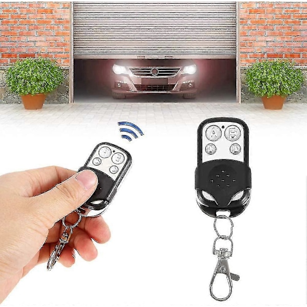 4st Elektrisk Trådlös Kloning Fjärrkontroll Universal Larmsystem Dörr Garageportsöppnare 4 Kanaler 4 Knapp Nyckelring Stöldskydd
