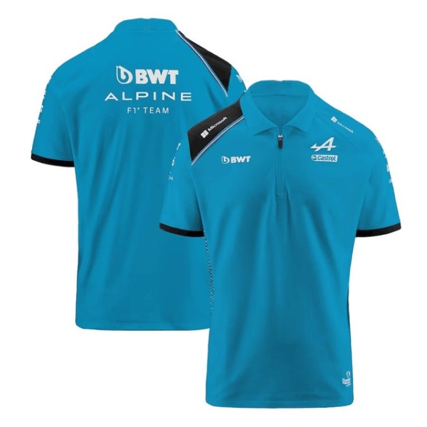 2023 F1 Formel 1 Alonso POLO kortärmad racing-tröja blue XXL