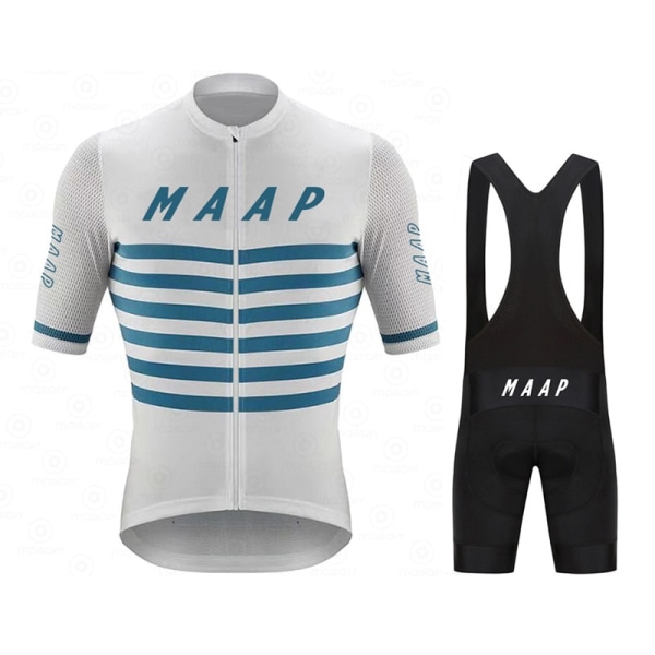 Maap Cykeltröja Set 2023 Cykelkläder för män Sommar Kortärmad MTB Bike Suit Cykel Cykel Kläder Ropa Ciclismo Hombre cycling set 1 L