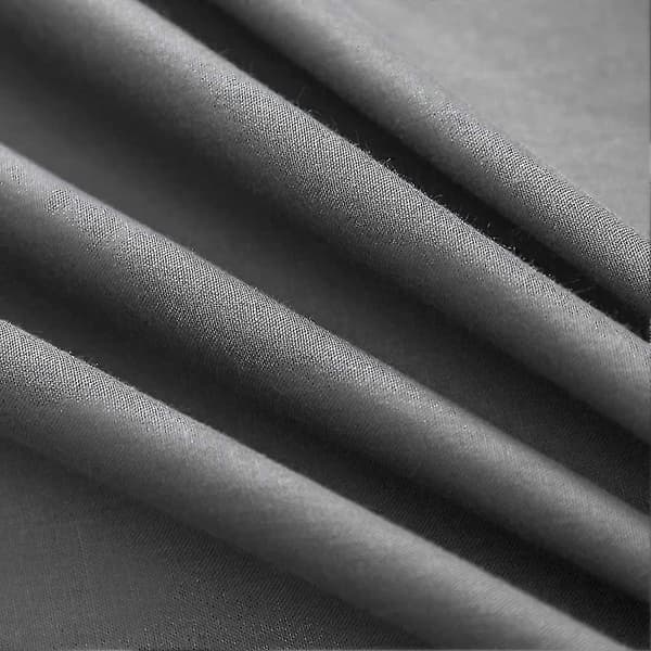 Dra-på-lakan 140x190/200cm Grå 100% Bomull 300 Tc Elastisk Kant 30cm_s