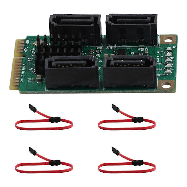 Udvidelsesadapter PCIE til SATA Udvidelseskort
