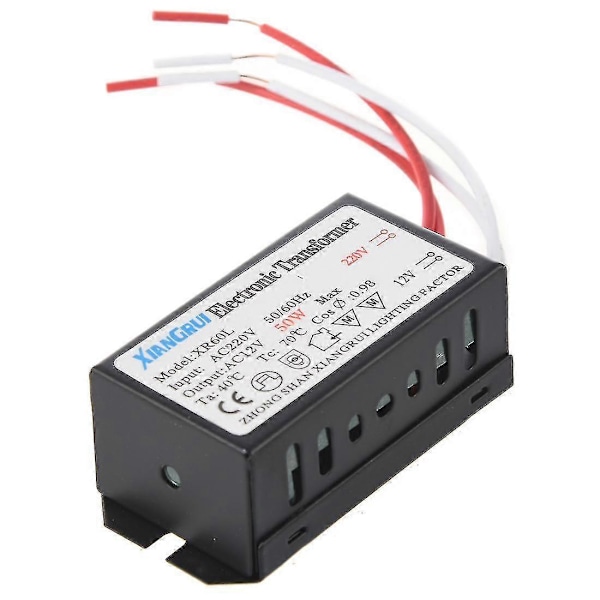 200-250v Till 12v Halogenlampa Elektronisk Transformator 50w-haoyi