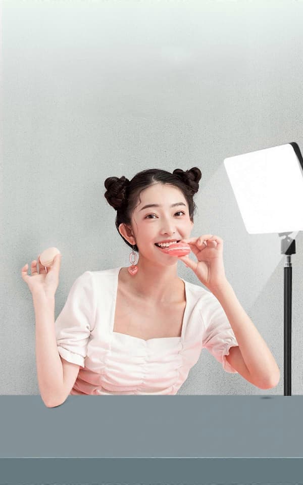 Fotograferingslys LED Videolys 3000-5700k Dimbar Flat Panel Fylllys For Studio