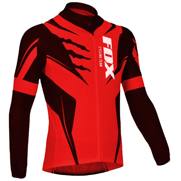 Fox Cycling Team Cykeltröja herr långärmad MTB-cykelkläder equipacion ciclismo hombre Cykelkläder Racing Cykelkläder 1 3XL