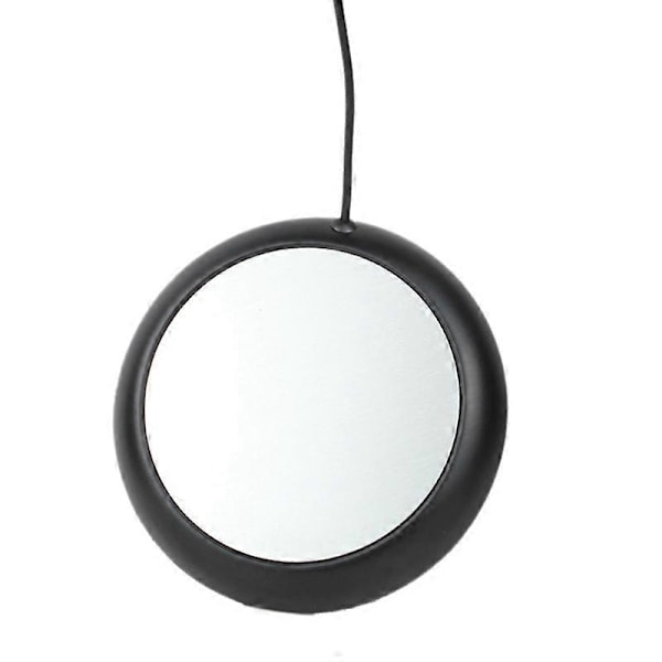 Kaffekrus Varmeplade, USB Konstant Temperatur Varm Coaster, til Kontor Hjem, Sort