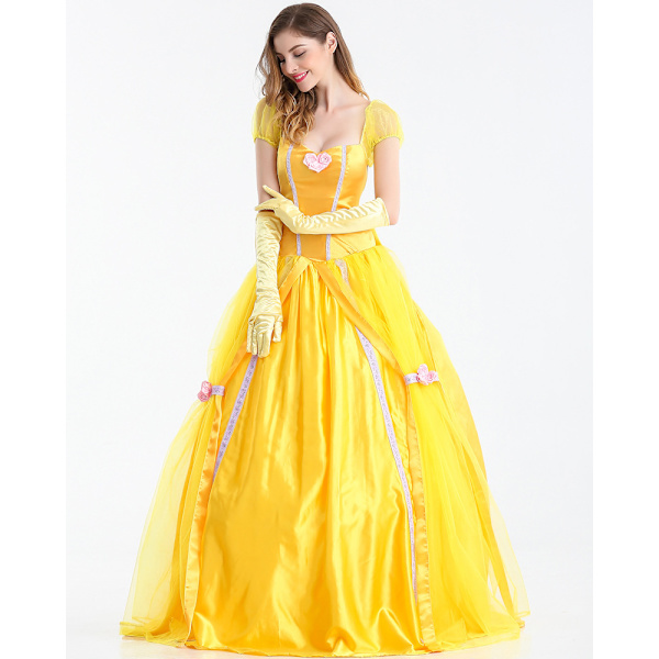 Cinderella Princess mekko aikuisten hääpuku seksikäs nukkuva kauneus mekko os naamiainen M
