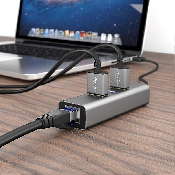 Cat 7 Ethernet-kabel med ultra-säker trippel skärmning, internetkabel & LAN-kabel  u2013 0,25 M (brottsäker nätverkskabel, 10 Gbit/s för maximal fib)