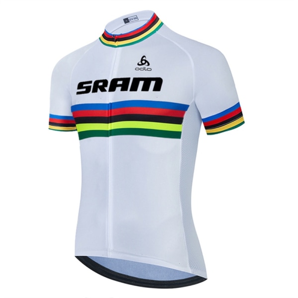 SRAM Cykelkläder Herr Sommar Herr Set 2023 Mtb Outfit Set Sportswear Shorts Uniform Jersey Byxor Man Kläder Skjorta Haklapp Cycling Jersey XL