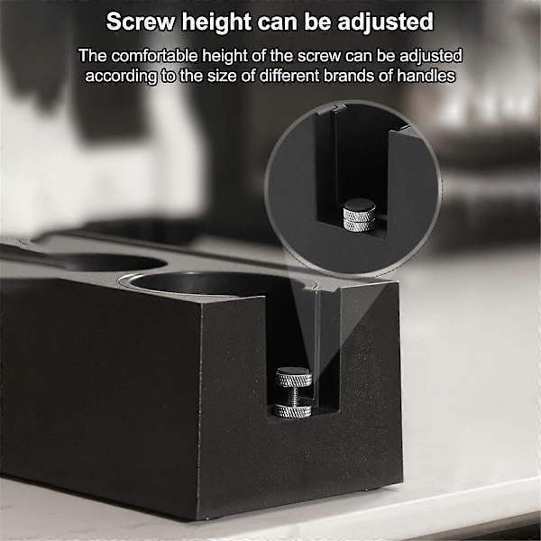 Kahvin Tamper-asema, Espresso-täyttöasema 51-58 mm:n kahvin Tamper-pöydälle Knock Boxilla