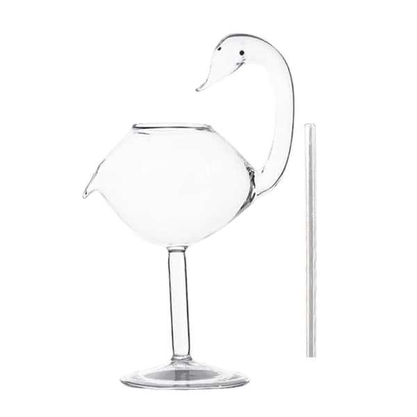 Svanformade vinglas - 250ML Klart för hemmabar bröllop transparent