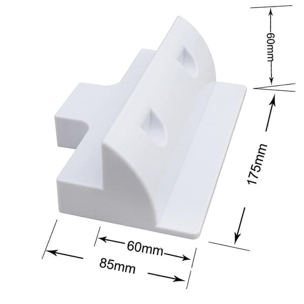 2 stk. Solcellepanel Sidemonteringsbrakettsett For Caravan Yacht Båt Rv