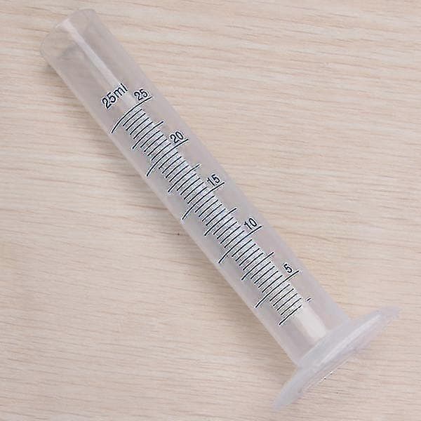 25ml Transparent Mätcylinder i Plast
