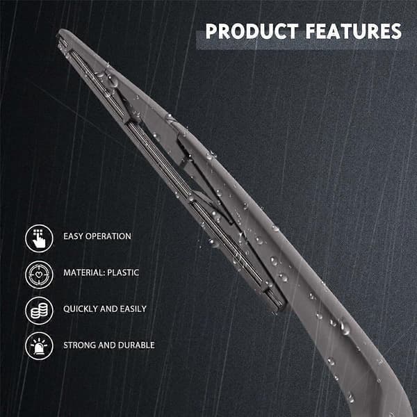 Vindusviskerarm og -blad bak for Yaris Vitz 99-05