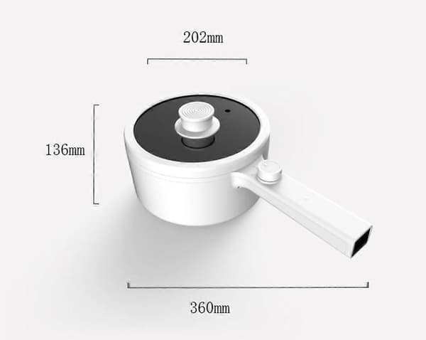 1. 1,5L 220V Hvid Multifunktionel Mini Ris Koger til Hjemmet