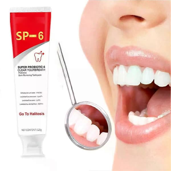 SP-6 Probiotisk blekende tannkrem 3st