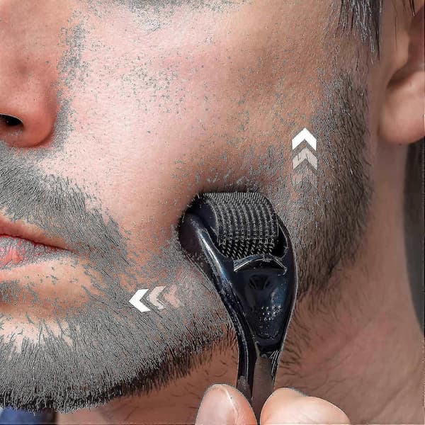 Skæg Derma Roller Microneedle Roller til skægvækst - 0,25 mm