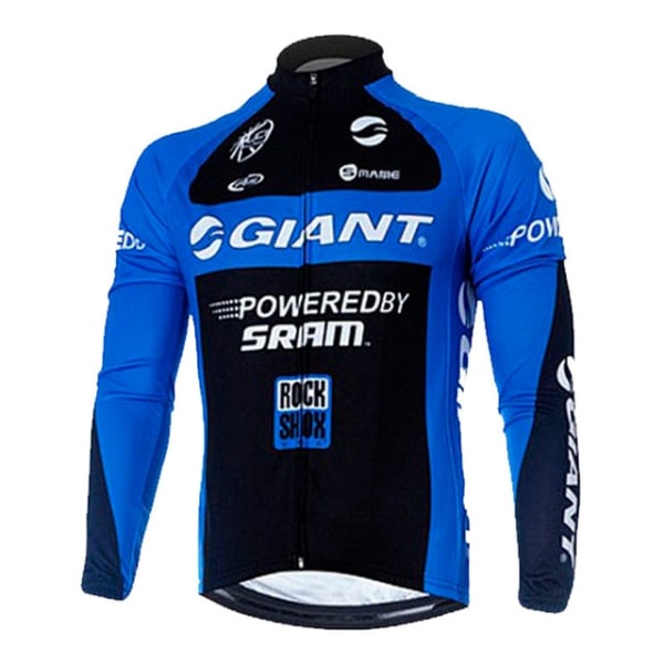 2023 GIANT Cykeltröja Set Höst Långärmad Ropa Ciclismo Cykelkläder för män Cykelkläder MTB Road Bike Suit Maillot Orange M