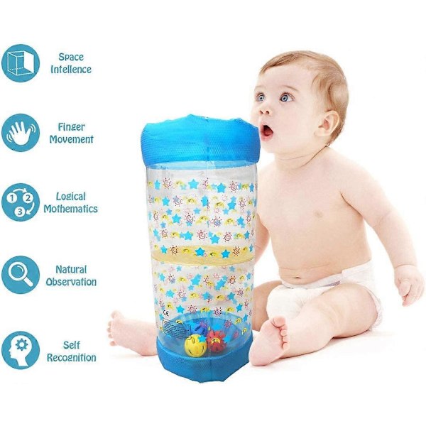 Fidget Legetøj Baby Kravle Fitness Legetøj Træn Din Babys Hørelse og Berøring Træn Din Babys Muskler og Koordination Baby Legetøj til 6 Måneder 1 2