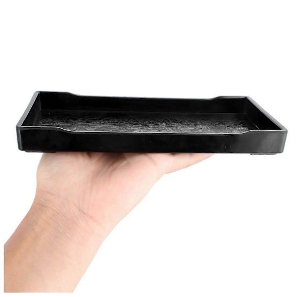 Rektangulär Lunchmatbricka i Plast Svart