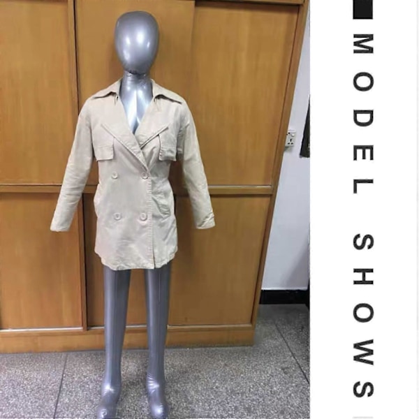 Oppustelig Kvinde Model i Fuld Størrelse med Arme Dame Mannequin Vinduesudstillingsrekvisitter