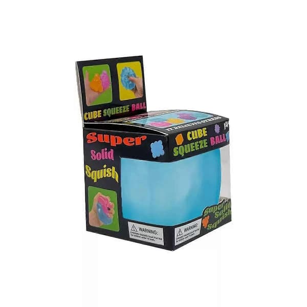 Squishy Stress Cube, Kæmpe Stressbolde til Børn Voksne Squishy Angst L