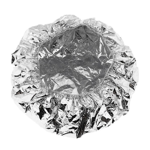 2 Stk. Bagehætte i aluminiumsfolie, vandtæt isolering til hår