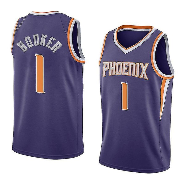 Ny säsong av Phoenix Suns Devin Booker Baskettröja nr 1 XXL