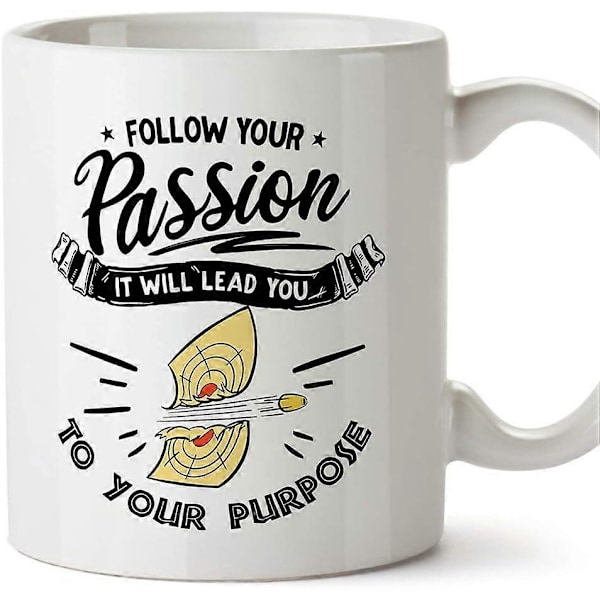Motiverende Krus Følg Din Passion Motivationsgaver/Gaver til at Øge Moral