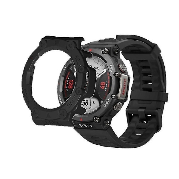 2-i-1 Beskyttelsesetui + Skærmbeskyttelsesglas Til Amazfit T Rex 2 Trex 2 Smart