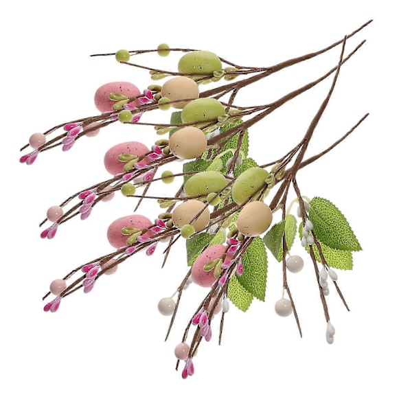 äggbärskvistar, påskäggskvistar, påskäggsdekorationer, påskäggsgrenar, falska äggstjälkar, grenar, påskblomsterarrangemang