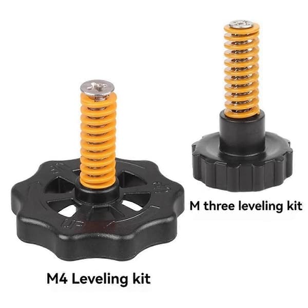 3D Printer Hot Bed Nivelleringshjul Tilbehør til CR-10, M3