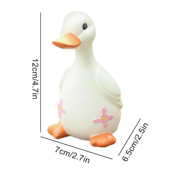 Suloinen puutarhapatsas Hartsi Ankka Perhe Ornamentti Takapiha Ankat Sisustus Lintuveistos Sisällä Ulkopiha Lampi Nurmikko Girl