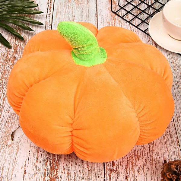 11,8 tommers plysj gresskar leke myk utstoppet gresskar Halloween Thanksgiving gave dekorasjon hjemmepynt gresskar plysj pute gresskar sofa pute